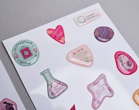 Пример работ «Наклейки со смолой» №19