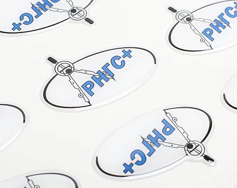 Пример работ «Наклейки со смолой» №90