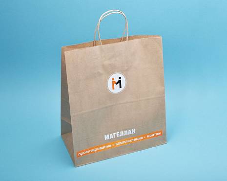 Пример работ «Пакеты с логотипом» №14