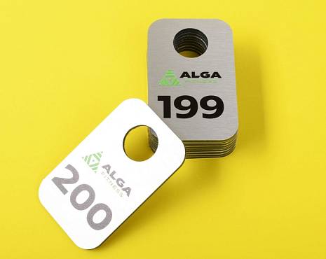 Пример работ «Номерки» №16