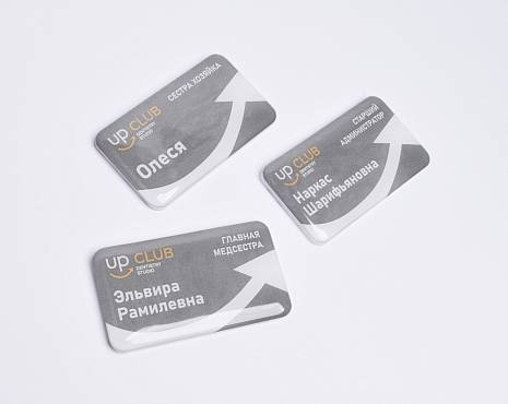 Пример работ «Бейджи со смолой» №6