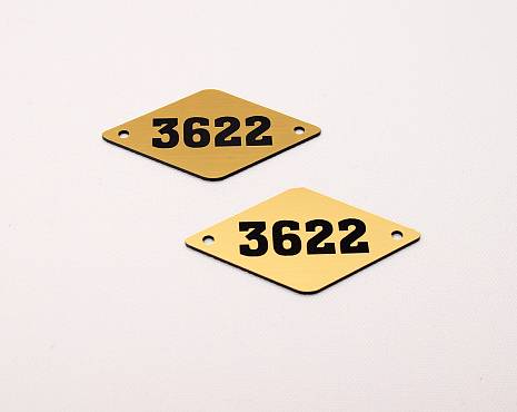 Пример работ «Номерки» №13