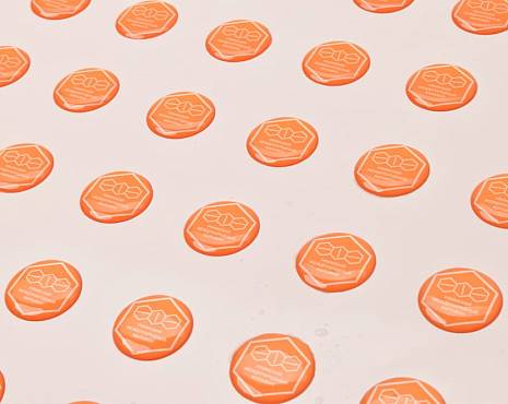 Пример работ «Наклейки со смолой» №6