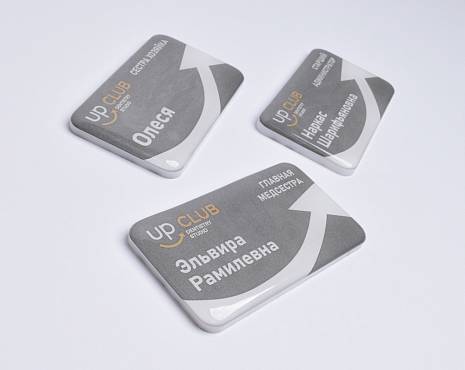 Пример работ «Бейджи со смолой» №3