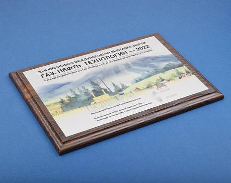 Пример работ «Подарочные плакетки» №14