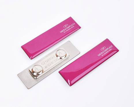 Пример работ «Бейджи со смолой» №1