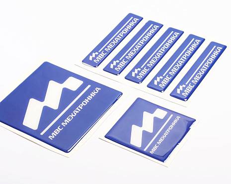 Пример работ «Наклейки со смолой» №1