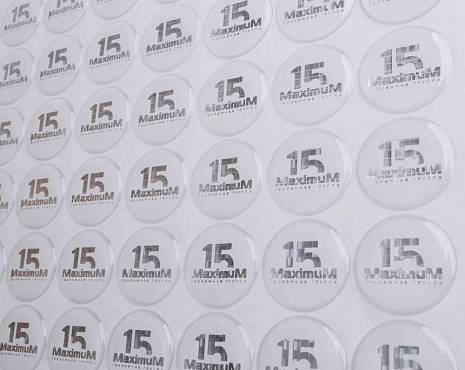 Пример работ «Наклейки со смолой» №8